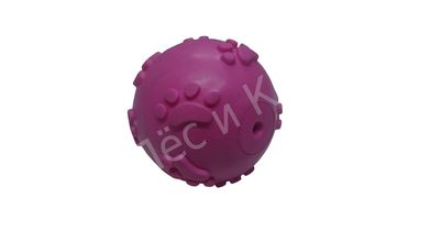 Мячик резиновый (розовый)